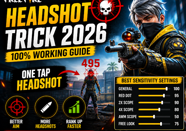 Free Fire Headshot Trick 2026 (100% Working Guide)
