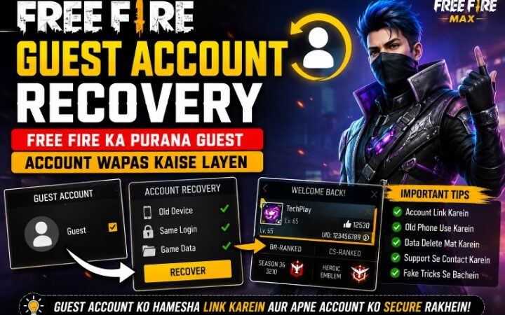 Free Fire MAX Guest Account Recovery Guide 2026