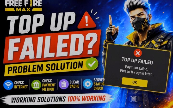 Free Fire Top Up Failed Fix 2026 | Payment Failed Problem Solve