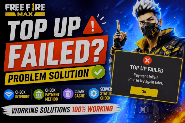 Free Fire Top Up Failed Fix 2026 | Payment Failed Problem Solve