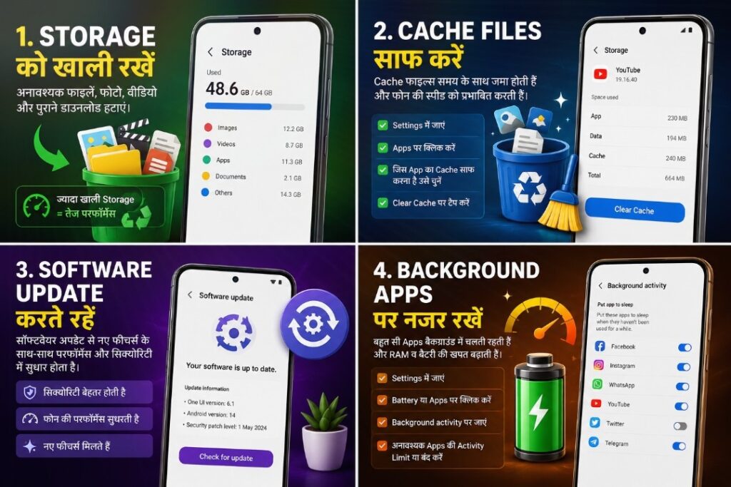 Android Phone Slow ho gaya? Phone ki speed badhane ke 10 aasan aur practical tarike