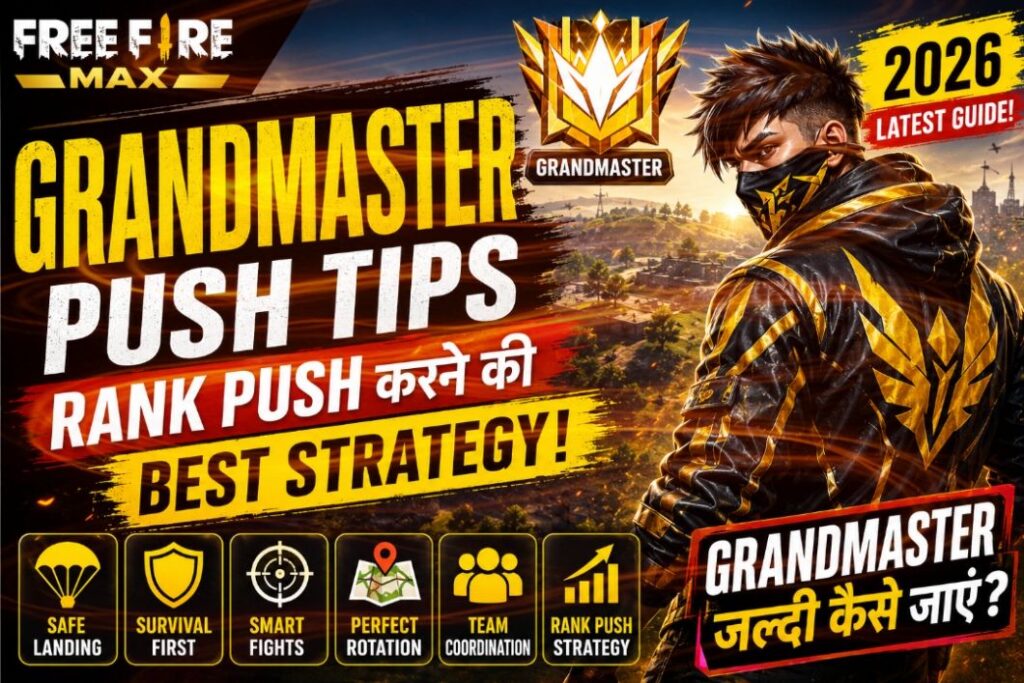 Free Fire MAX Grandmaster Push Tips 2026